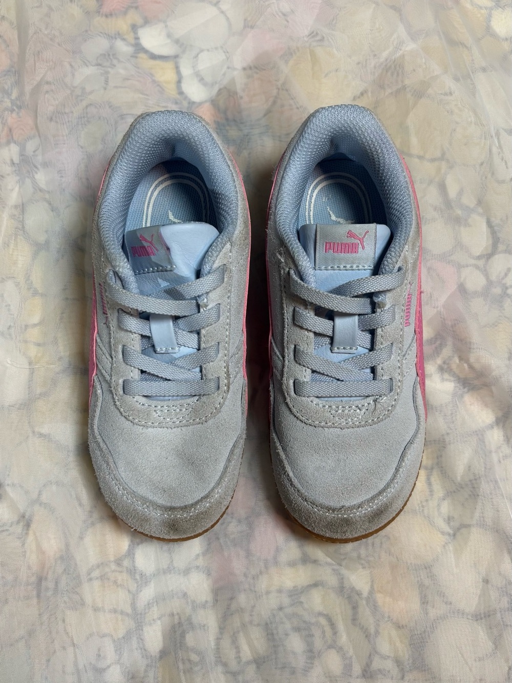 Puma Kids' Blue & Pink Sneaker